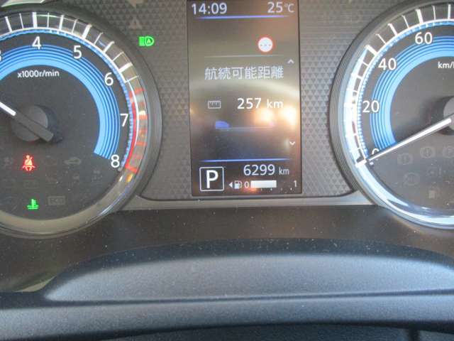 6300キロ未満のスピードメーター