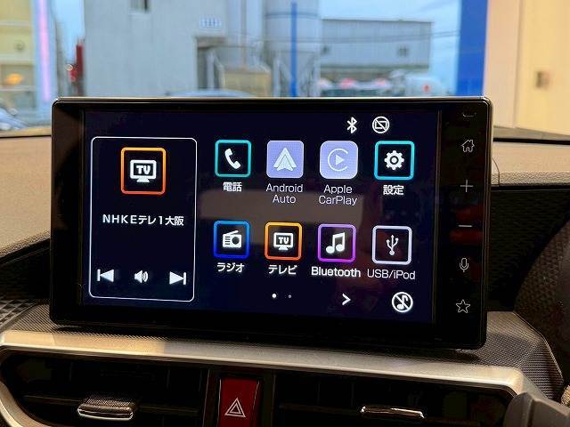 純正ディスプレイオーディオ。アップルカープレイ、ブルートゥースお楽しみいただけます。