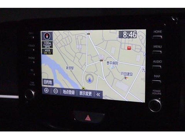 ナビを装備！　施設名などから、すぐに最適ルートを検索します。（機種によりナビやコネクトサービス等ご利用の際は、別途契約が必要となる場合があります）