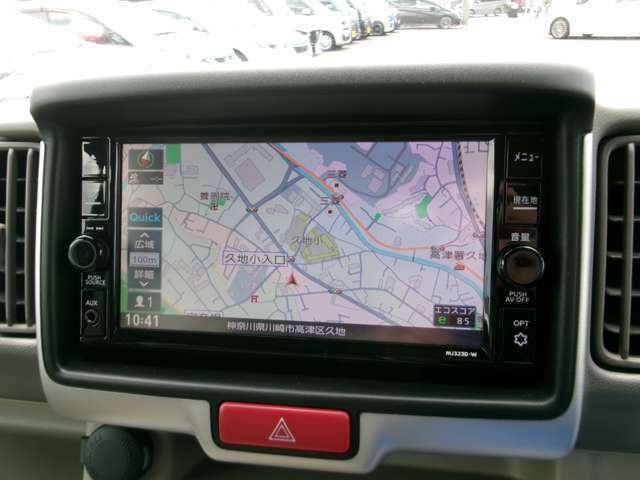 メモリーナビ＜MJ323DーW＞（フルセグTV/CD/DVD/SD/Bluetooth/AUX/録音機能）！