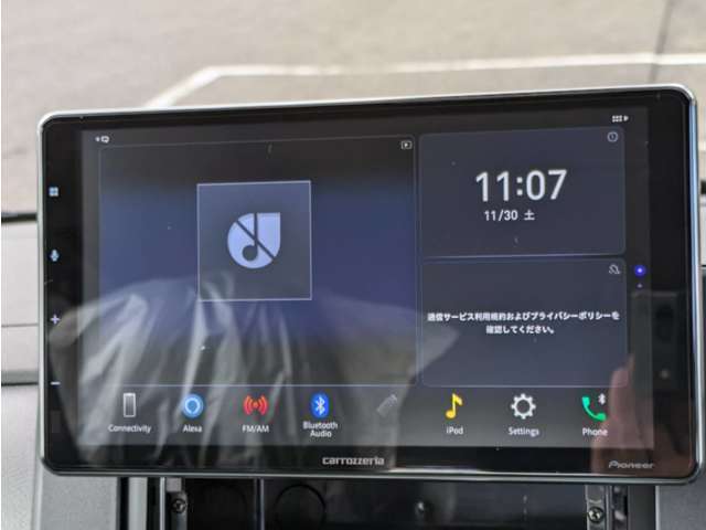 大画面ディスプレイオーディオ付き！Bluetooth・Alexa対応です！(^^)！