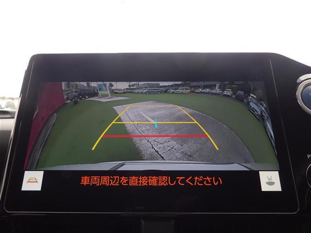 【バックカメラ】ナビ画面で後方確認が可能です！