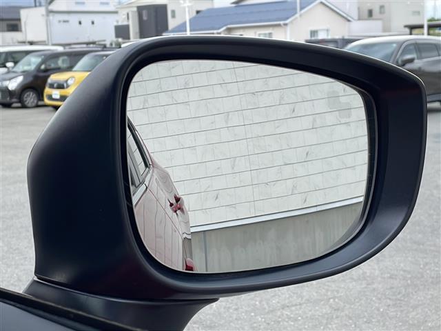 【ドアミラー】大きくて見やすいので、後方を見るときも安心です！