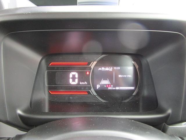 見やすいスピードメーターパネルです。