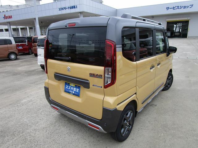 後方衝突被害軽減システム搭載。センサーが感知し衝撃を告知し、軽減致します。