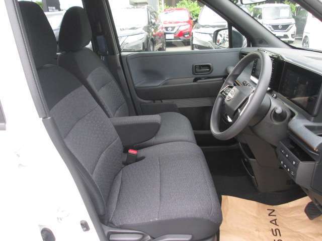 視界が良く運転性の良いフロントシート