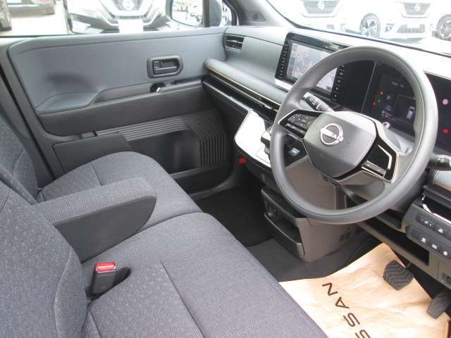 視界が良く運転性の良いフロントシート