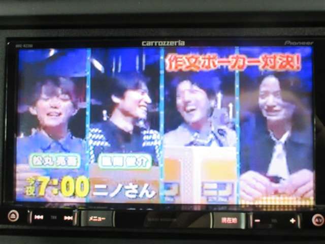 地デジチューナー内蔵。