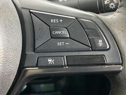 【インテリジェントクルーズコントロール】高速道路での長距離走行が楽に！自動で速度を保つクルーズコントロールが、衝突軽減システムと連携し、前方の車両を感知して車間を保つように速度調節してくれます！！