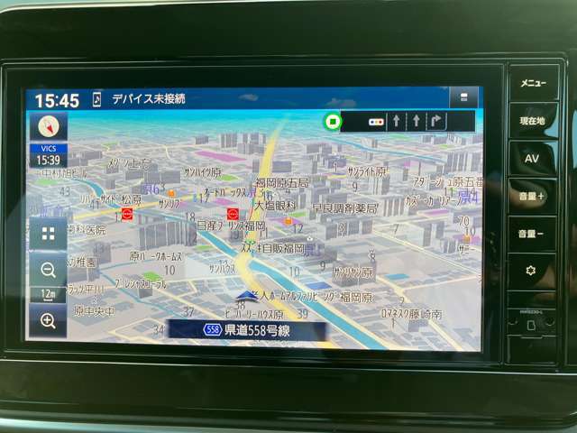 メモリーナビです。楽しいドライブにナビは欠かせませんよね。今まで行ったことの無いところに行ってみませんか？