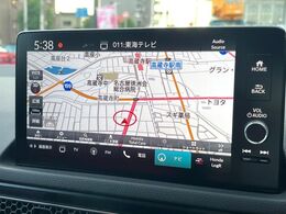 【9インチ　ホンダコネクトディスプレイ】視認性の高い大画面ディスプレイでナビの使用や、お持ちのスマートフォンと連携したbluetoothでの音楽再生が可能です♪