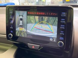 【パノラミックビューモニター】専用のカメラにより、上から見下ろしたような視点で360度クルマの周囲を確認することができます☆死角部分も確認しやすく、狭い場所での切り返しや駐車もスムーズに行えます。