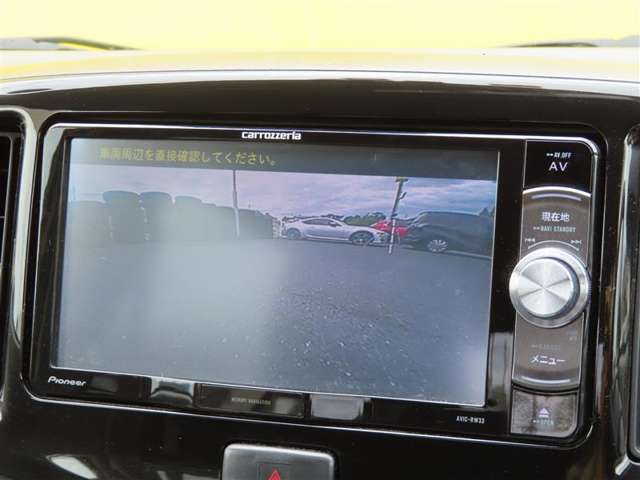 車庫入れもお任せのバックカメラ付き！