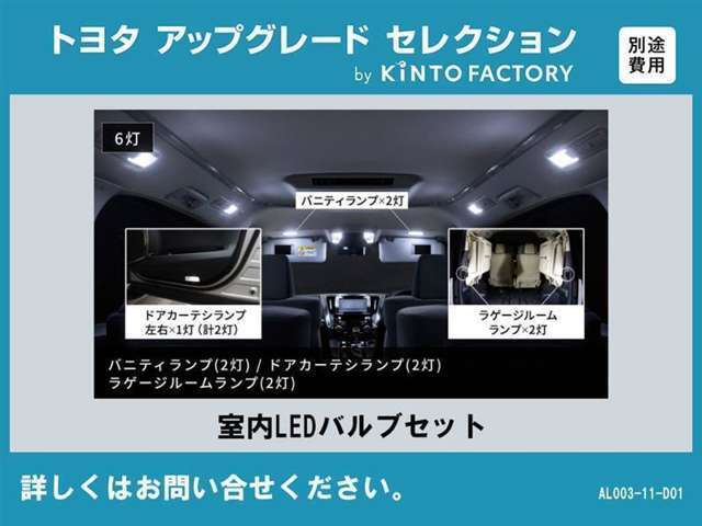 「KINTO　FACTORY]対象車です。メ-カ-オプションを追加出来ます