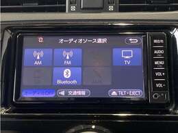 Bluetooth対応、CD再生機能付き。お好きな音楽を聴きながらのドライブは楽しいですよね～♪