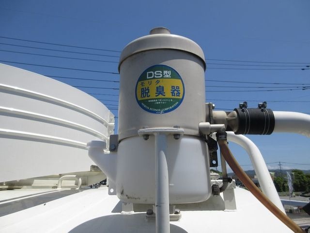 モリタエコノスVBR434 糞尿車タンク容積3,400リットル　脱臭器電動ホースリール・ラジコン（吸引ホース欠）