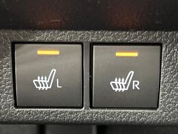 【シートヒーター】寒い日に重宝するシートヒーター！エアコンより早く温まってくれるので寒がりの人も安心ですね♪エアコンの温風は乾燥するから苦手、という方にもをおすすめです。