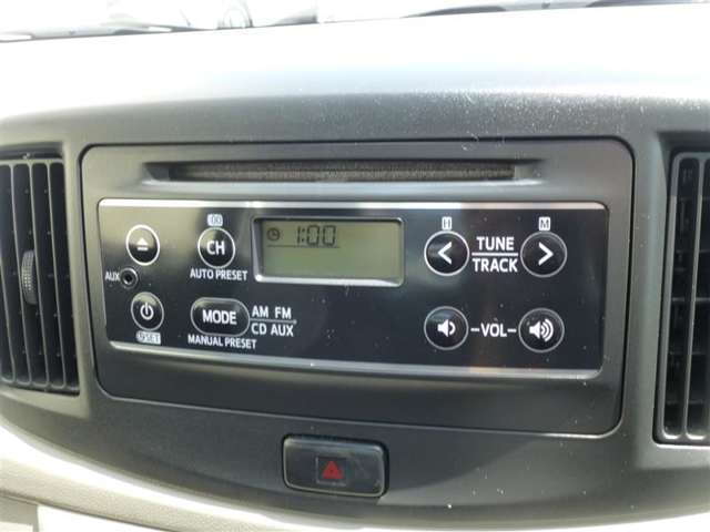 AM/FM付CDチューナー。