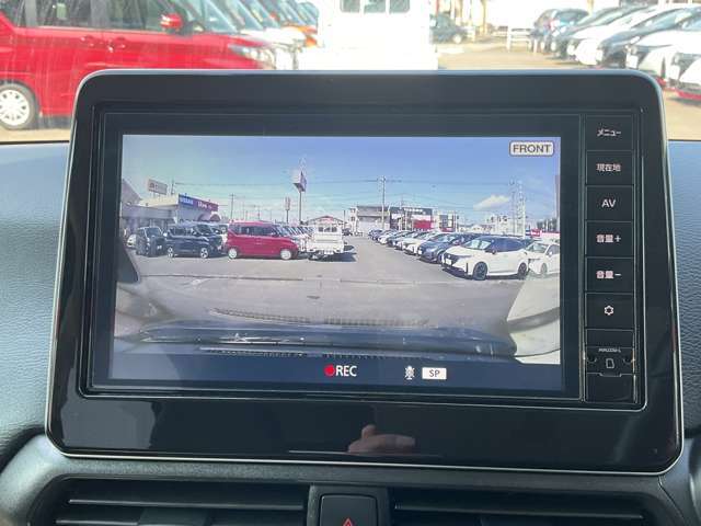日産純正ドライブレコーダーです。ナビ画面で確認できます。