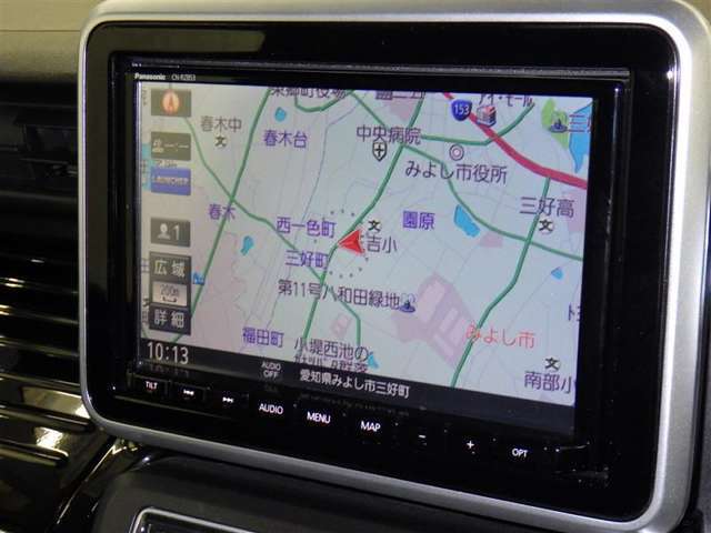 ナビ装着車で知らない道もラクラク！