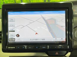 【ナビゲーション】目的地までしっかり案内してくれる使いやすいナビ。Bluetooth接続すればお持ちのスマホやMP3プレイヤーの音楽を再生可能！毎日の運転がさらに楽しくなります！！