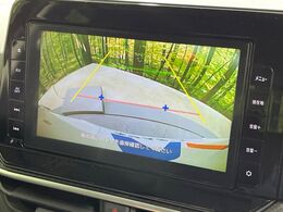 【バックカメラ】駐車時に後方がリアルタイム映像で確認できます。大型商業施設や立体駐車場での駐車時や、夜間のバック時に大活躍！運転スキルに関わらず、今や必須となった装備のひとつです！