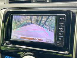 【バックカメラ】駐車時に後方がリアルタイム映像で確認できます。大型商業施設や立体駐車場での駐車時や、夜間のバック時に大活躍！運転スキルに関わらず、今や必須となった装備のひとつです！
