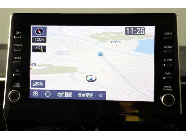 ナビ付きで遠くのドライブでも安心して目的地まで案内してくれます。