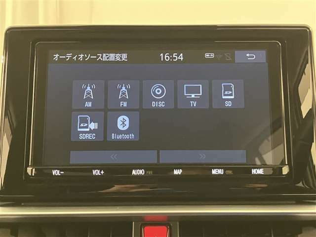 Bluetooth接続に対応しております。AM.FMラジオ　DVD再生機能付きCDステレオです。TVも視聴可能です（停車時）