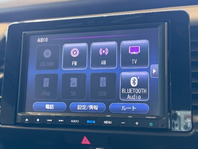 こちらのオーディオ機能は、【地デジ/Bluetooth/DVD/USB/Apple Car Play/CD/ラジオ/SD】でお楽しみいただけます♪