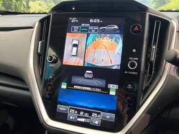 【マルチテレインモニター】車のフロントやサイドのカメラ画像を同時にモニター表示することで、悪路や狭い道を走行時でも周囲の状況確認ができ安心！本格SUVにうれしい装備です♪