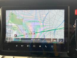 【全方位ナビ】9インチ全方位カメラの画像をナビで確認できますよ◎画面で確認しながら駐車ができると本当に安心ですよね！エンジン始動時など車周辺に障害物がないかなど確認もできますよ！
