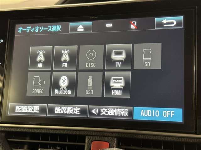 ブルートゥースオーディオ機能付です！お持ちの　i-Pоdなどで音楽を楽しめます。