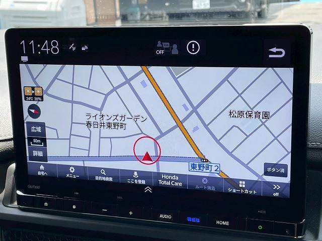 純正ナビ搭載。フルセグTVやBluetoothにも対応しております。