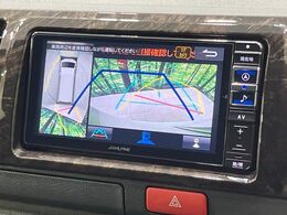 【パノラミックビューモニター】専用のカメラにより、上から見下ろしたような視点で360度クルマの周囲を確認することができます☆死角部分も確認しやすく、狭い場所での切り返しや駐車もスムーズに行えます。