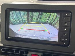 【バックカメラ】駐車時に後方がリアルタイム映像で確認できます。大型商業施設や立体駐車場での駐車時や、夜間のバック時に大活躍！運転スキルに関わらず、今や必須となった装備のひとつです！