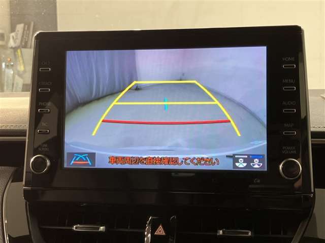 後方確認の必須アイテムバックモニターの画像です。今やなくてはならない方が多くいらっしゃいますが「安心してくださいついてますよ」