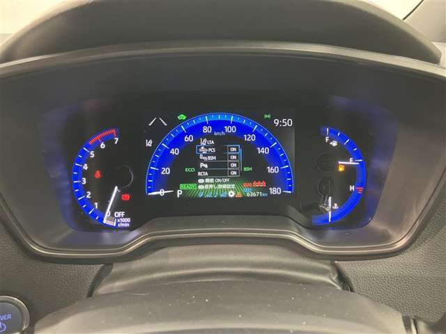 視認性の良いメ-タ-を採用しており、快適なドライブをサポ-トします。