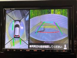 【全方位モニター用カメラ】専用のカメラにより、上から見下ろしたような視点で360度クルマの周囲を確認することができます☆死角部分も確認しやすく、狭い場所での切り返しや駐車もスムーズに行えます。