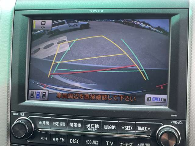 【　バックカメラ　】便利なバックカメラ装備で安全確認を頂けます。駐車が苦手な方にもオススメな便利機能です♪