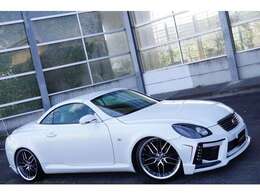 ★ワンオフエアロ加工・車高調・AME20inch・LBオリジナルオーバルマフラーテールエンド★