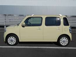 人気のココア！ルーフレール付きレトロ感もあり、曲線ラインが魅力です。車検整備渡し、トヨタロングラン保証一年間付き！