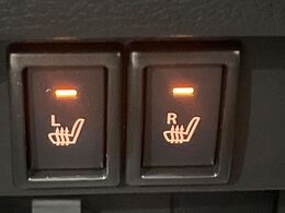 【シートヒーター】寒い日に重宝するシートヒーター！エアコンより早く温まってくれるので寒がりの人も安心ですね♪エアコンの温風は乾燥するから苦手、という方にもをおすすめです。