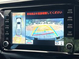 【パノラミックビューモニター】専用のカメラにより、上から見下ろしたような視点で360度クルマの周囲を確認することができます☆死角部分も確認しやすく、狭い場所での切り返しや駐車もスムーズに行えます。