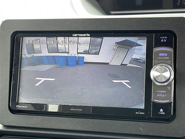 【　バックカメラ　】駐車が苦手な方でも映像で後方の安全確認もしっかり♪見えない死角の部分や距離感などモニター確認することが可能です！