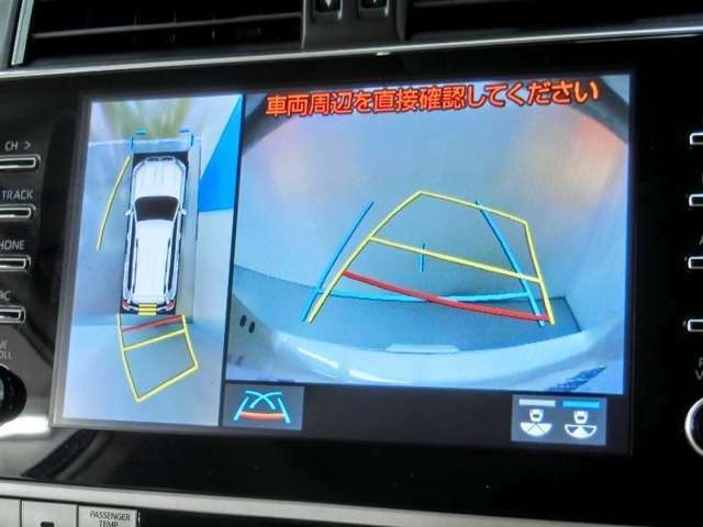 パノラミックビューで車庫入れも安心