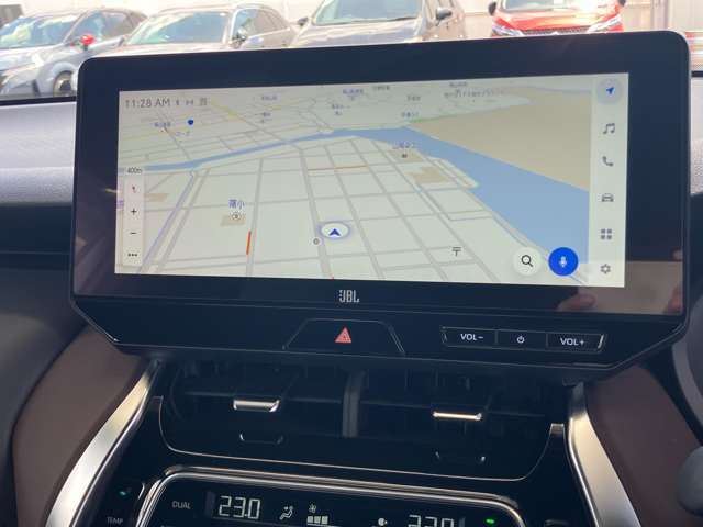 12.3インチ大画面HDディスプレイ通信型ナビ対応に車載ナビ機能をプラス