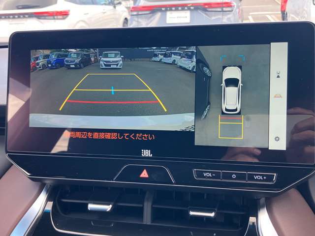 全方位モニター！上空から貴方のお車をモニタニングしている様に車両の周りの安全確認が出来ます！