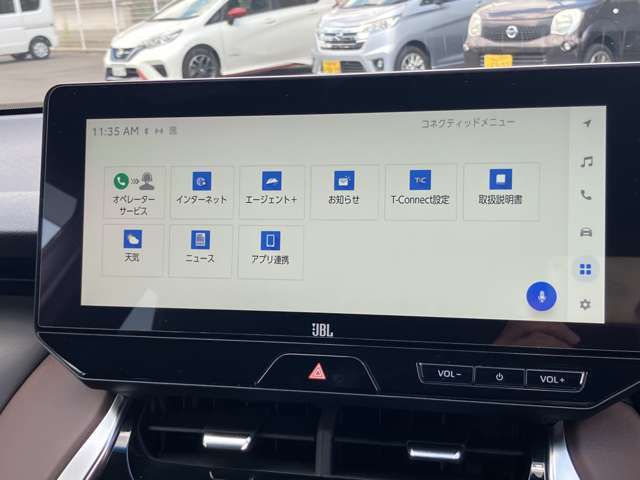 12.3インチ大画面HDディスプレイ通信型ナビ対応に車載ナビ機能をプラス
