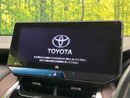 【12.3インチワイドナビ】高級感とインパクトのある大型ワイドナビを装備。各種オーディオ操作はもちろん、横長ワイド画面でのマップ2分割表示など、利便性も高いナビです♪